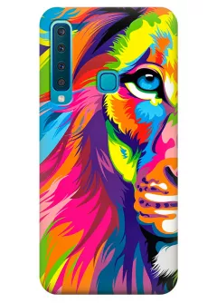 Чехол для Galaxy A9 2018 - Красочный лев