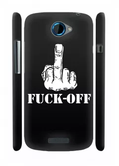 Чехол для HTC One S - Fuck off