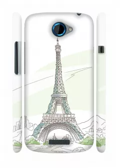 Чехол для HTC One S - Башня