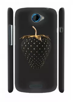 Чехол для HTC One S - Клубничка