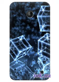 Чехол для Nokia Lumia 630 - Кубики льда 