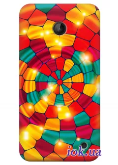 Чехол для Nokia Lumia 635 - Радужный круговорот 