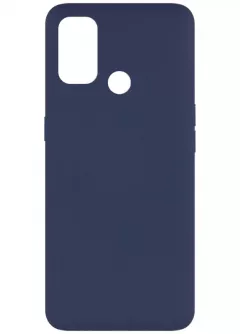 Уценка Чехол Silicone Cover Full without Logo (A) для Oppo A53 / A32 / A33, Дефект упаковки / Синий / Midnight blue