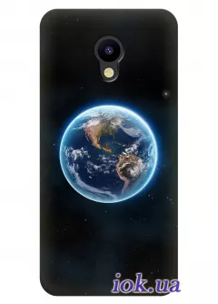 Чехол для Meizu M5 - Планета Земля