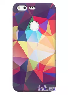 Чехол для Google Pixel XL - Цветная геометрия