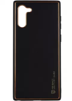 Кожаный чехол Xshield для Samsung Galaxy Note 10, Черный / Black