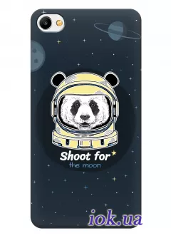 Чехол для Meizu M3x - Панда космонавт