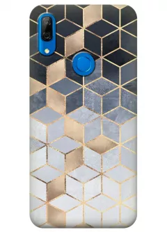 Чехол для Huawei P Smart Z - Темная геометрия