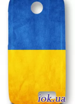 Чехол для Lenovo A526 с украинским флагом