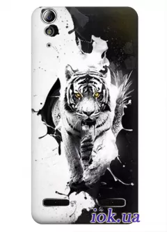 Чехол с тигром для Lenovo A6010