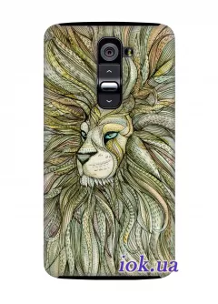 Чехол для LG G2 - Lion