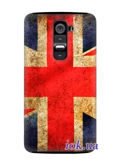 Чехол для LG G2 - Флаг Англии