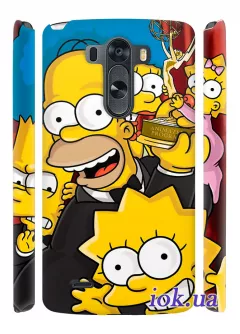Чехол для LG G3 - The Simpsons