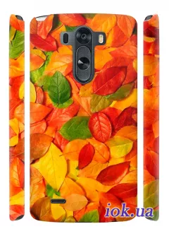 Чехол для LG G3 - Осенние листочки