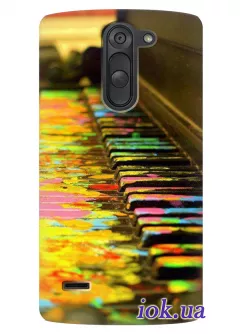Чехол для LG G3 Stylus Dual - Разноцветные клавиши