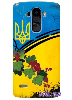 Чехол для LG G4 Stylus - Украина и калина