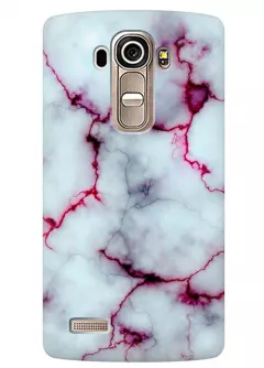 Чехол для LG G4s - Розовый мрамор