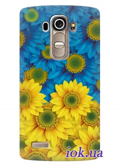 Чехол для LG G4s - Цветы Украины