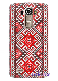 Чехол для LG G4s - Украинская вышиванка