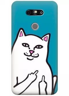 Чехол для LG G5 SE - Кот с факами