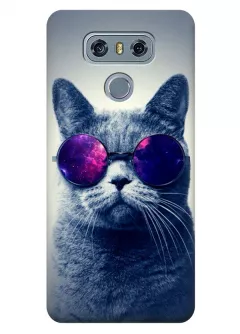Чехол для LG G6 - Кот в очках