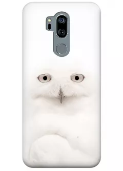 Чехол для LG G7+ - Белая сова