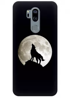 Чехол для LG G7+ - Воющий волк