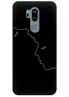 Чехол для LG G7+ - Романтичный силуэт