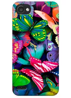 Чехол для LG Q6 Prime - Бабочки