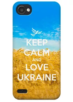Чехол для LG Q6 Prime - Love Ukraine