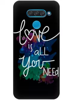 Чехол для LG Q60 - I need Love