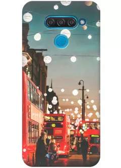 Чехол для LG Q60 - Вечерний Лондон
