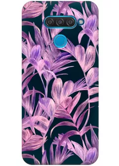 Чехол для LG K50s - Фантастические цветы