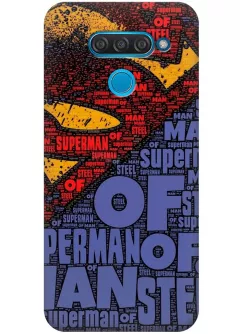Чехол для LG Q60 - Супермен