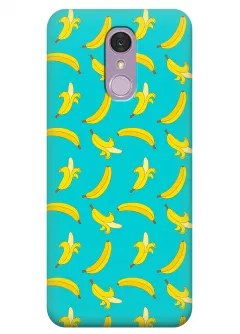 Чехол для LG Q7 - Бананы
