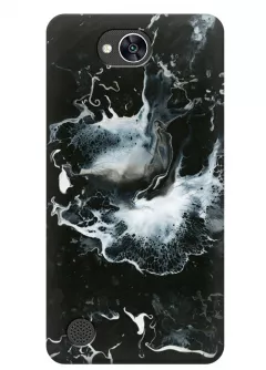 Чехол для LG X Power 2 - Мраморный камень