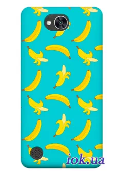 Чехол для LG X Power 2 - Бананы