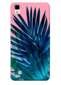 Чехол для LG X Power - Листья пальмы