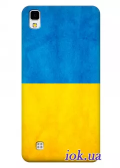 Чехол для LG X Power - Украинский флаг