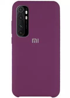 Уценка Чехол Silicone Cover (AAA) для Xiaomi Mi Note 10 Lite, Дефект упаковки / Фиолетовый / Grape