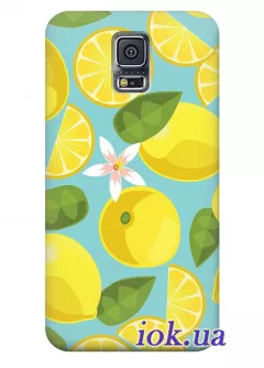 Чехол для Galaxy S5 Plus - Лимонный фреш