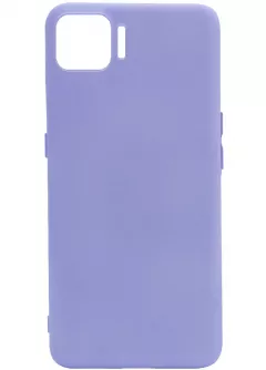 Чехол Silicone Cover Full without Logo (A) для Oppo A73, Сиреневый / Dasheen