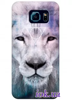 Чехол для Galaxy S6 - Космо лев