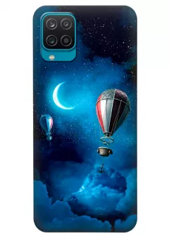 Samsung M12 чехол силиконовый с рисунком - Воздушный шар