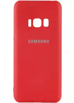 Чехол Silicone Cover My Color Full Camera (A) для Samsung G955 Galaxy S8 Plus, Красный / Red