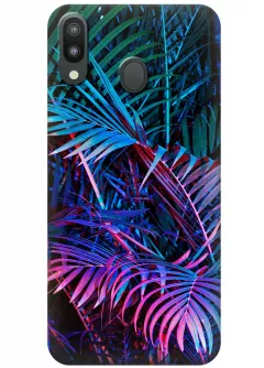 Чехол для Galaxy M20 - Palm leaves