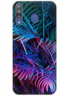 Чехол для Galaxy M30 - Palm leaves