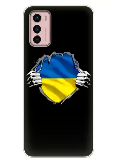 Чехол на Motorola G42 для сильного духом народа Украины