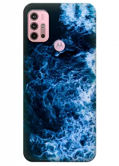 Motorola G10 силиконовый чехол с картинкой - Океан