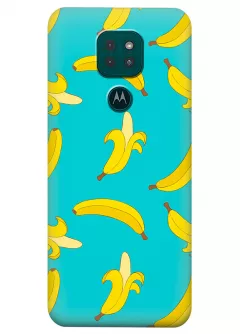 Motorola G9 Play силиконовый чехол с картинкой - Бананы